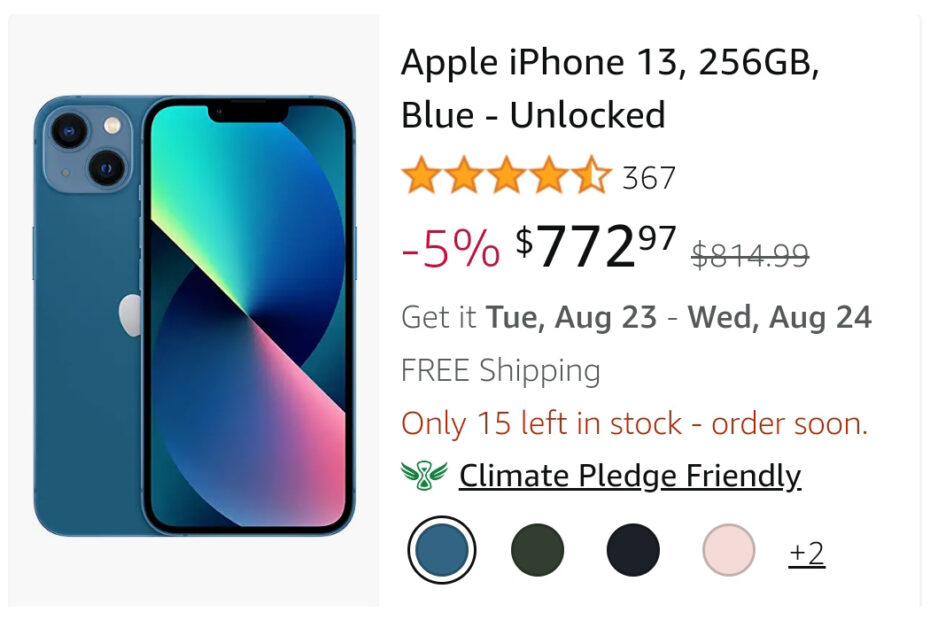 buying iPhone 13 unlocked