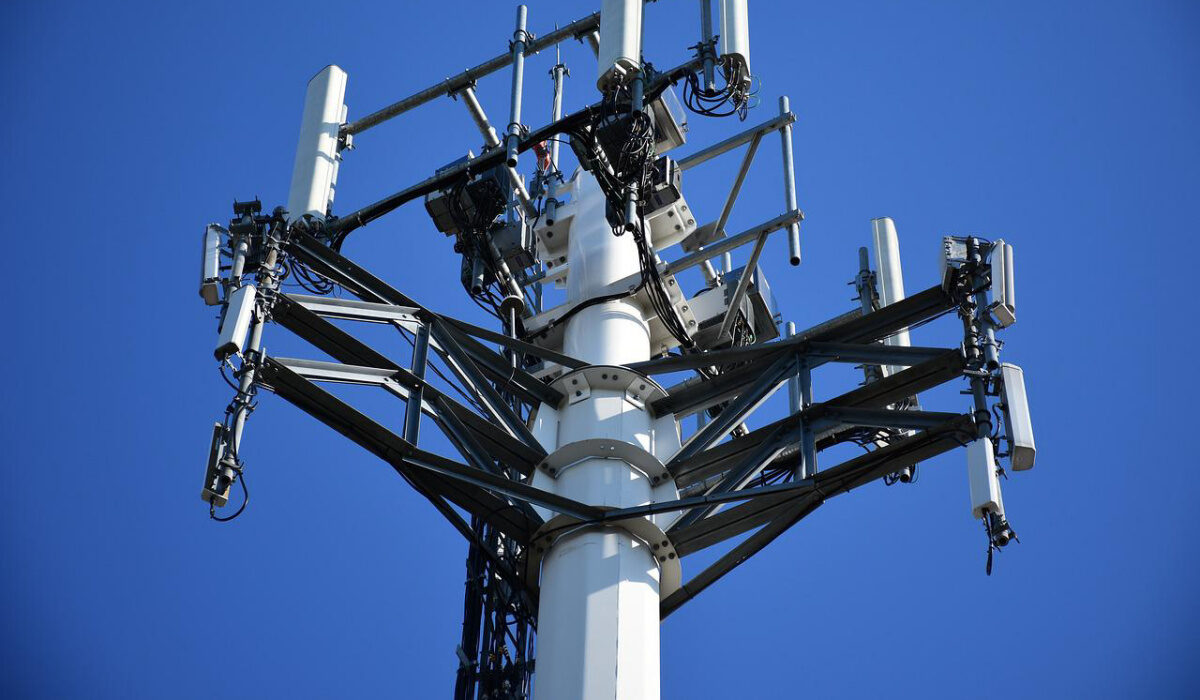 Image of an example of a cell tower, used by the largest cell phone companies in the world