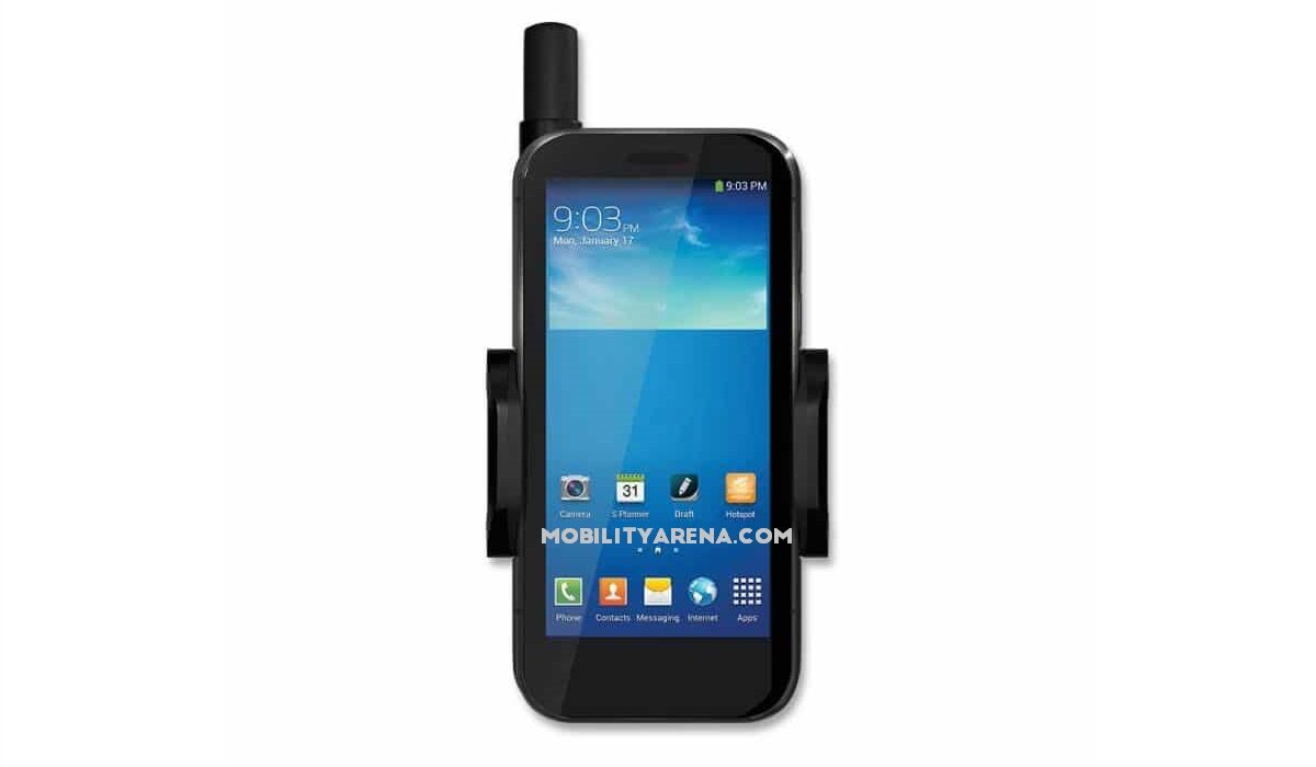 Thuraya SatSleeve+ adapter to convert your Android smartphone to a satellite phone. 