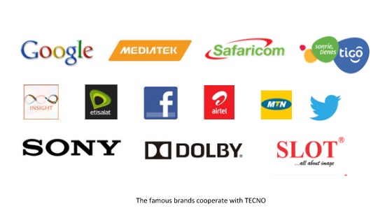 famous brands partner with TECNO Mobile