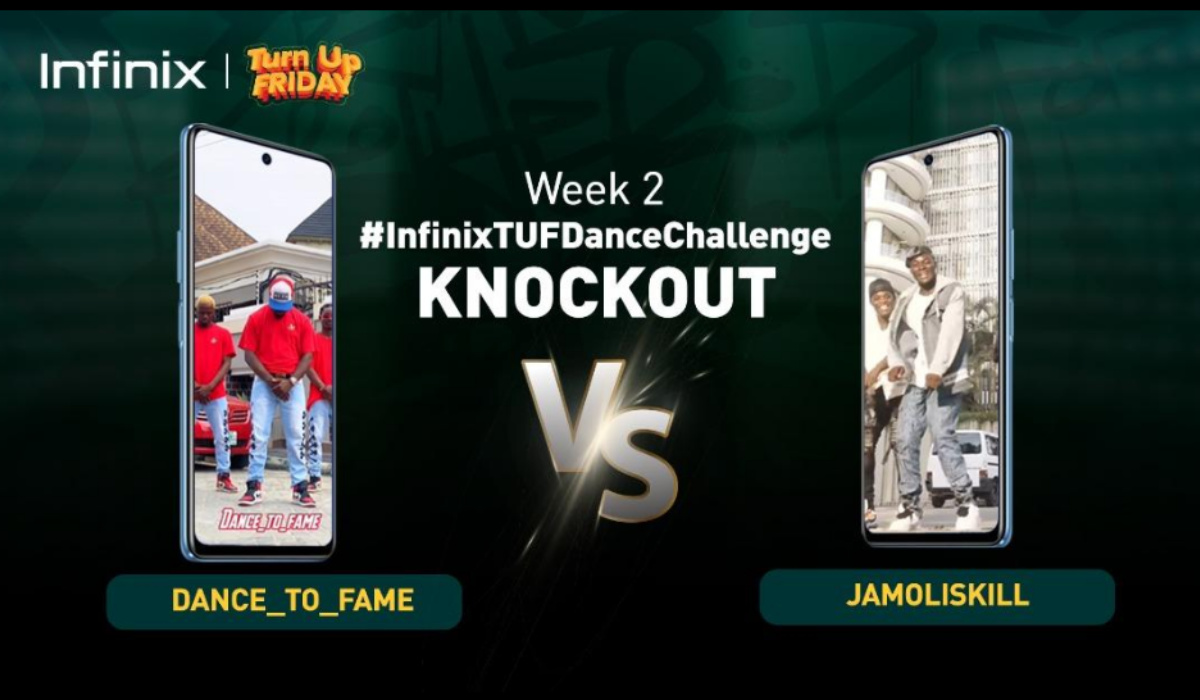 Infinix turn up dance challenge knockout