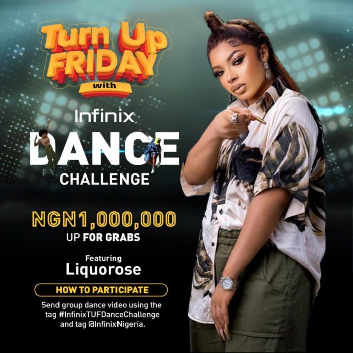 Turn Up Friday with Infinix Dance Challenge. 