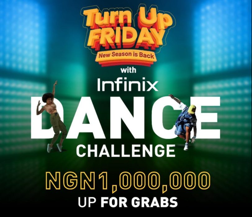 TurnUpFridayWithInfinix with Infinix Dance Challenge. 