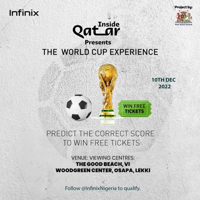 Infinix To Sponsor Fan To Watch Semi Final Match Live In Qatar 1
