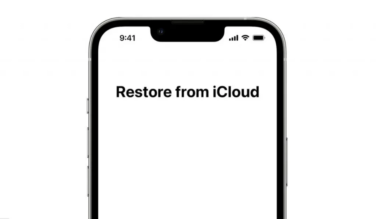 restore your iPhone from a backup in iCloud