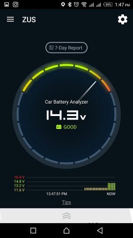 ZUS Smart Car Finder Battery Analyzer 