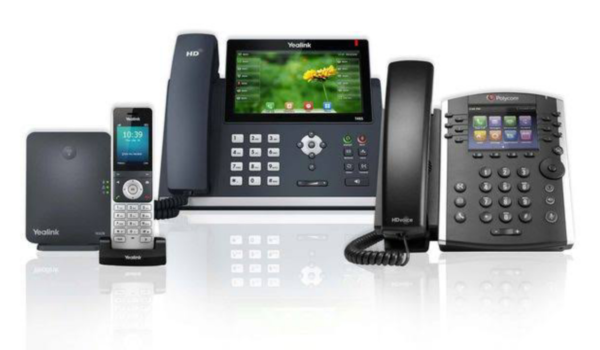 VOIP phones come in all shapes and sizes 