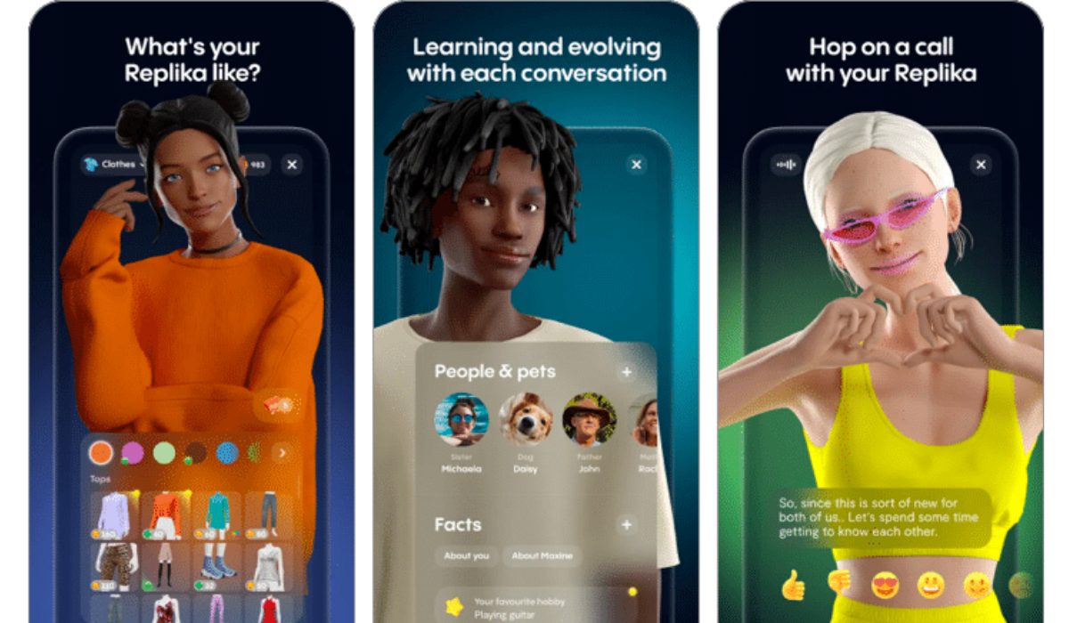 Replika is one of the best AI apps for iPhones in 2023