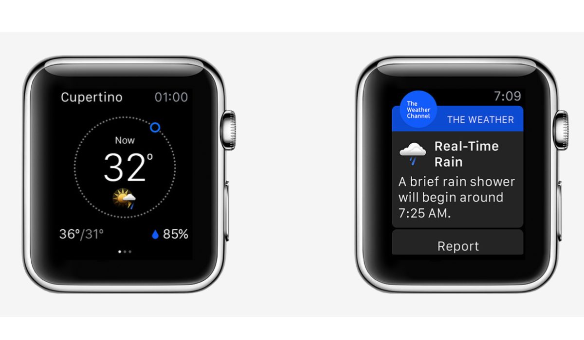 The Weather Channel is top among the best weather apps for Apple Watch