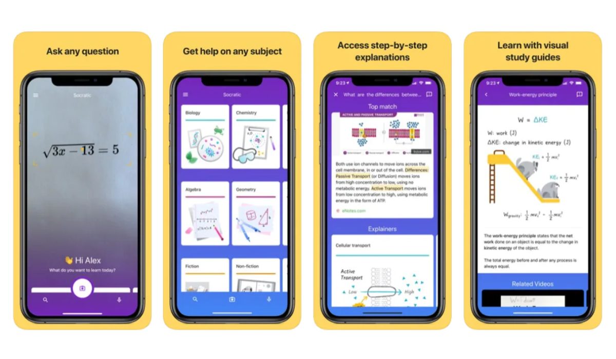 Socratic is one of the best AI apps for iPhones in 2023