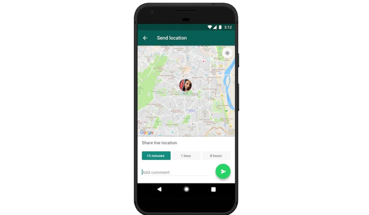 Learn how to share location on Android with WhatsApp