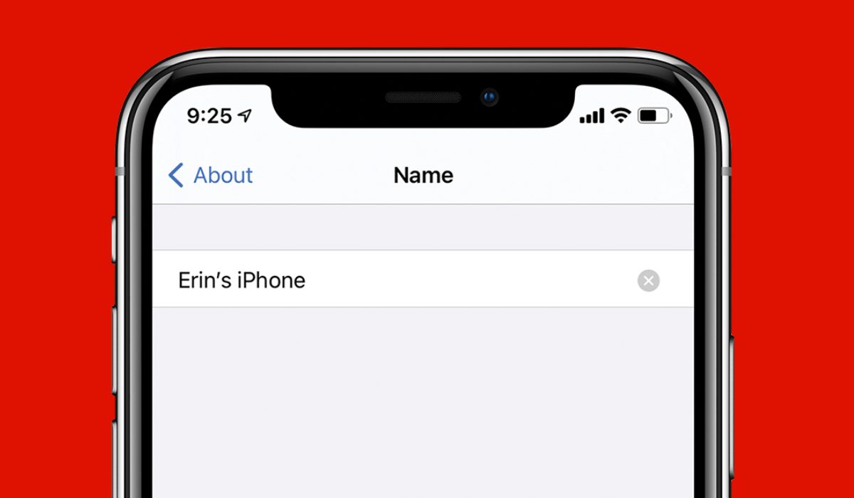 Find out how to change iPhone name through different settings