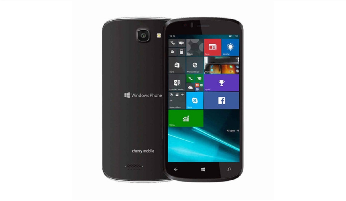 Cherry Mobile Alpha 5 is the first Windows 10 Mobile smartphone.