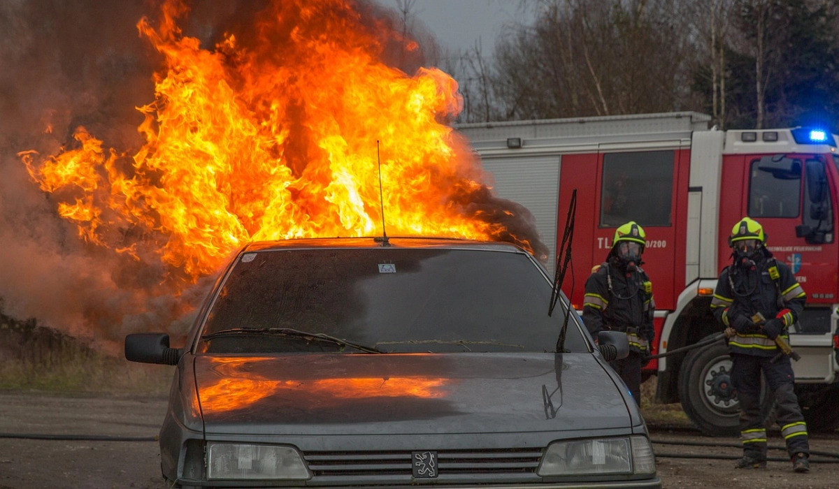 Items in a Hot Car fire