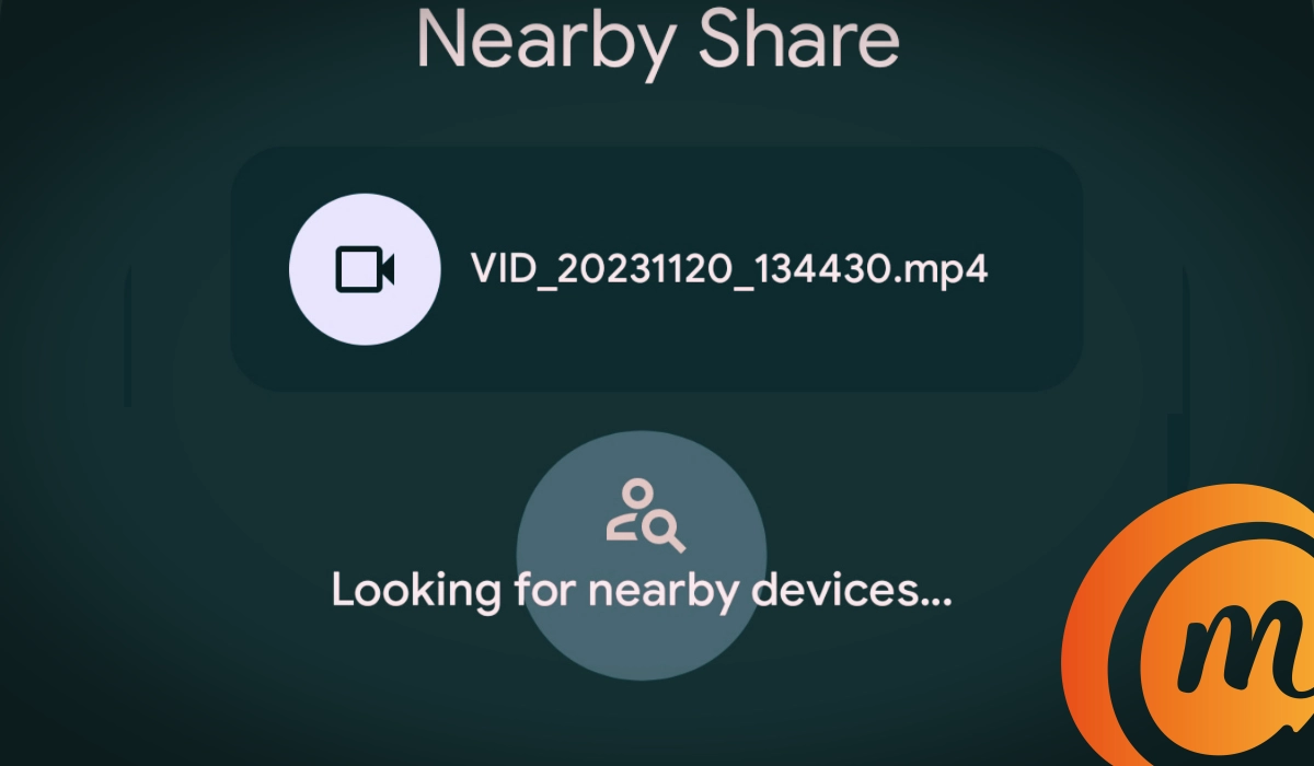 send files with nearby share