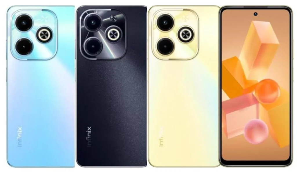 Infinix Hot 40 series are smartphones that look similar to iPhone 15 Pro 
