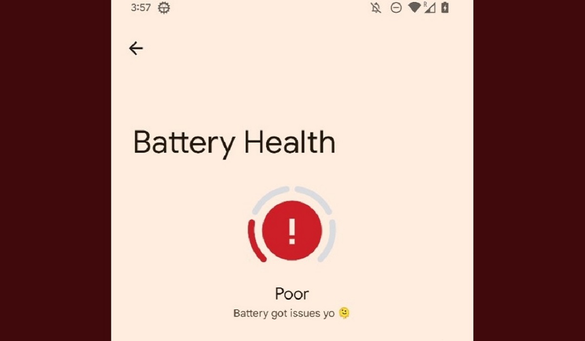 check battery health on Android