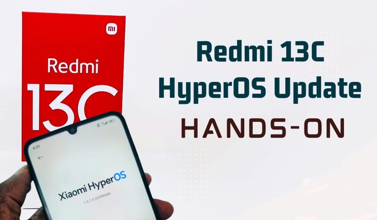 Redmi 13C HyperOS Update