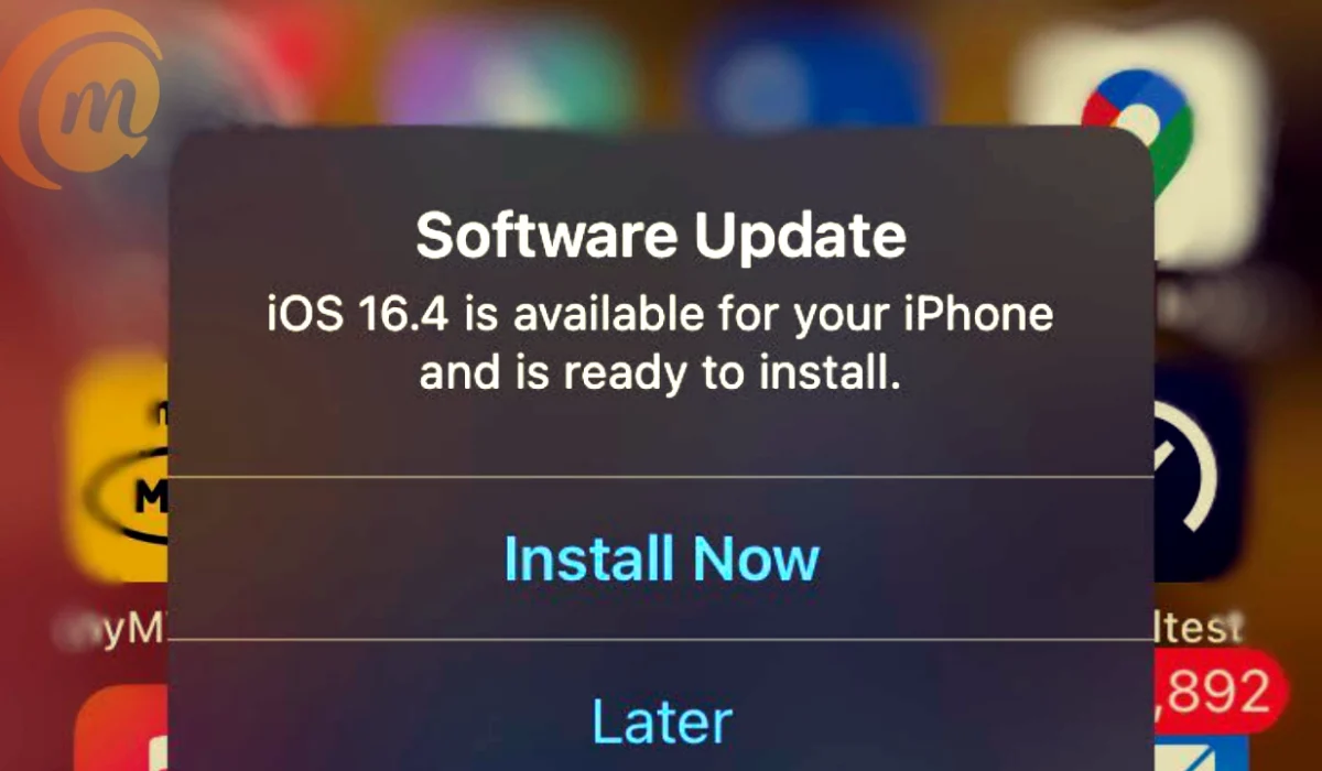 How many years does Apple continue to update an iPhone with iOS updates after release?