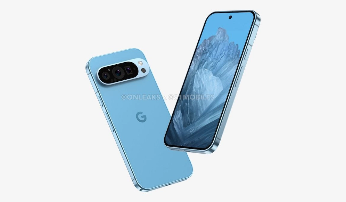 Google Pixel 9 in color blue 