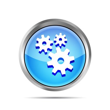 depositphotos 26412705 stock illustration blue metallic icon with gears