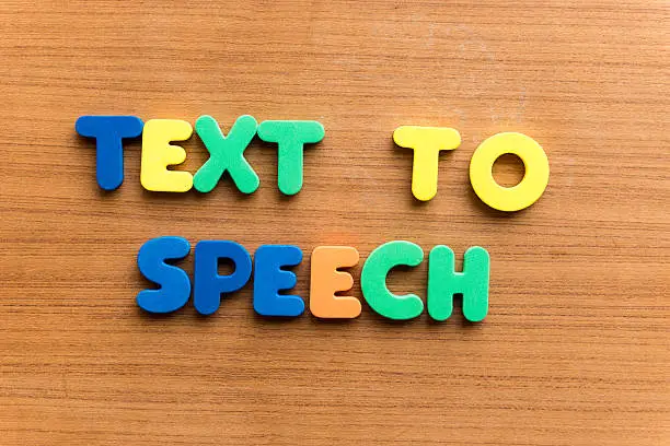 Text to speech